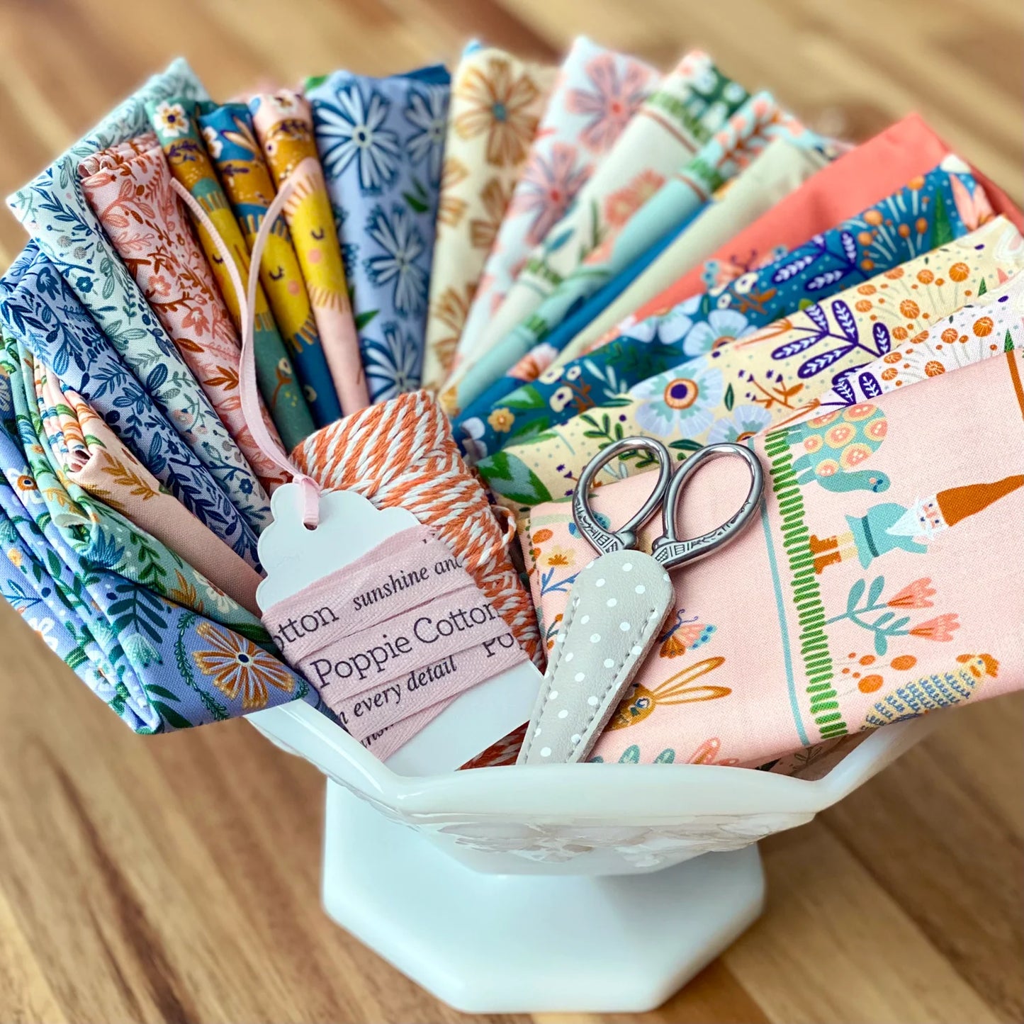 Hide & Seek Fat Quarter Bundle by McKenzie Elston for Poppie Cotton