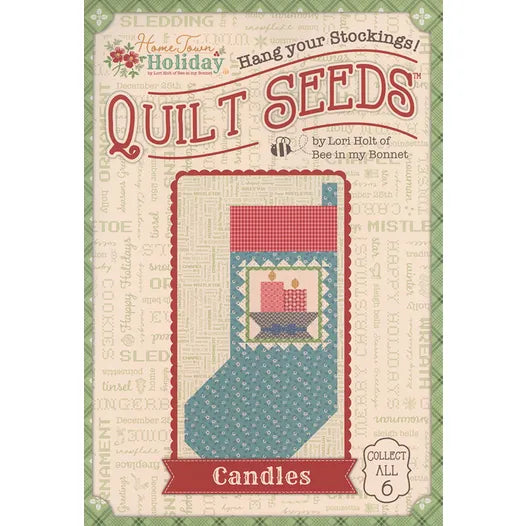 Home Town Holiday Quilt Seeds 6 Pattern Set by Lori Holt of Bee in my Bonnet