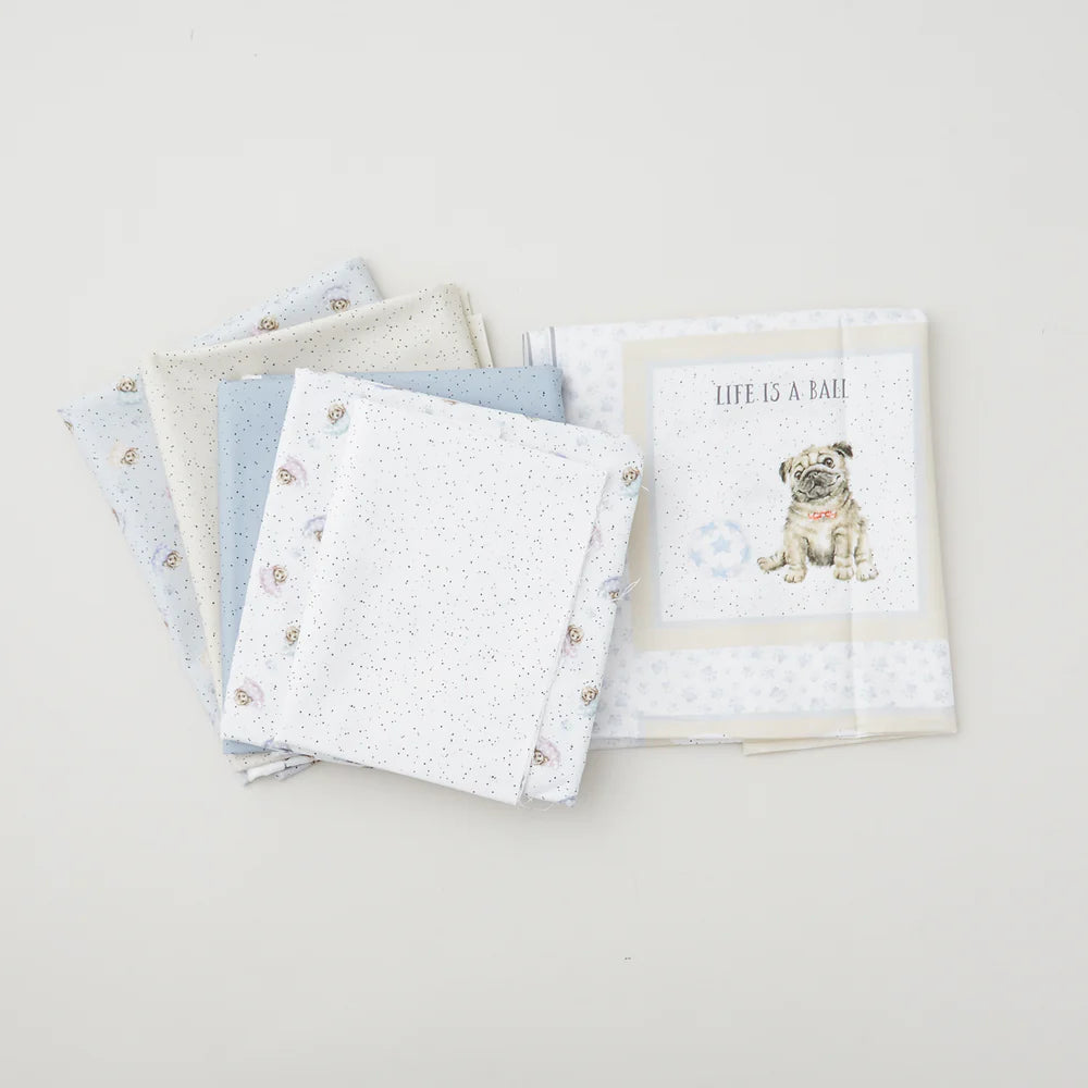 Pet Treats: Dogs Quilt Kit Designed by Bound to Be Quilting • Featuring Whiskers & Paws by Hannah Dale for Maywood Studio