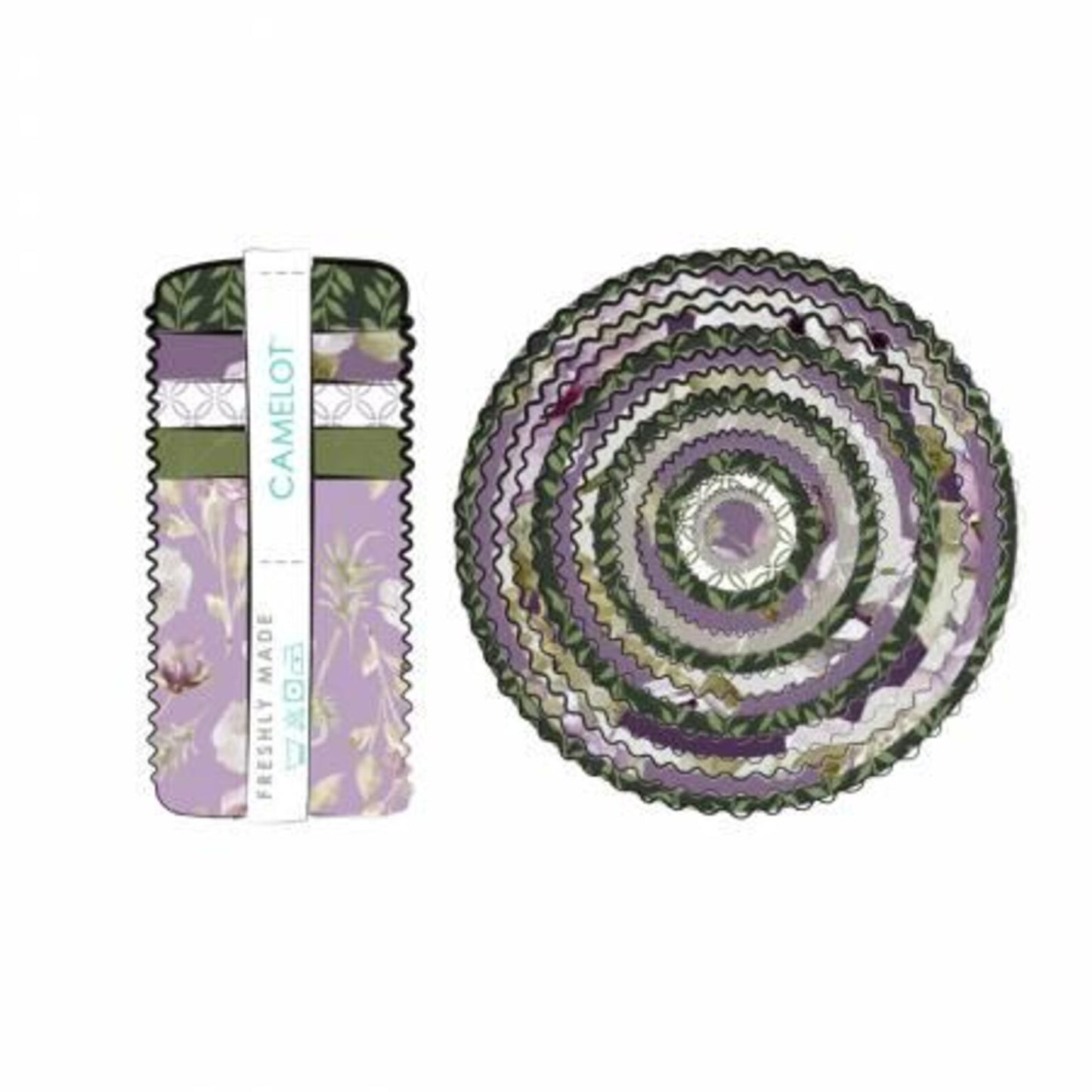 Morning Lilac 2.5" Strip Roll by Annie Quigley for Camelot Fabrics