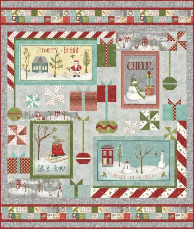 Merry & Bright Quilt Kit β Featuring A Very Terri Christmas by Terri Degenkolb for Windham Fabrics