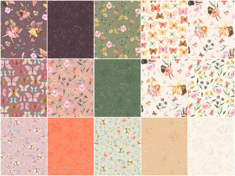 Petal Pixies Fat Quarter Bundle by Windham Fabrics