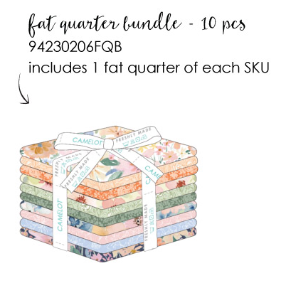 Flower House Fat Quarter Bundle by Camelot Fabrics