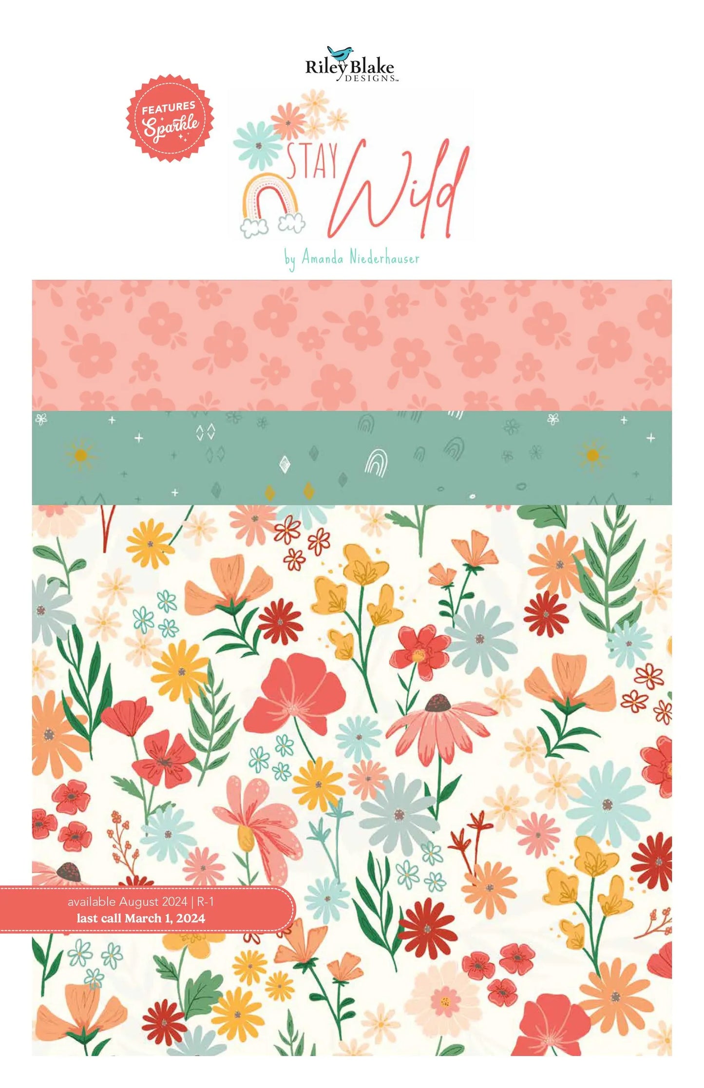 Stay Wild Fat Quarter Bundle by Amanda Niederhauser for Riley Blake