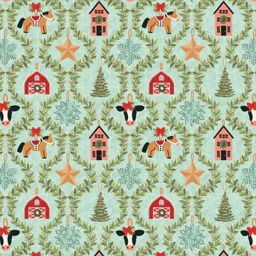 Prairie Christmas Jelly Roll by Amanda Cocoron for Poppie Cotton