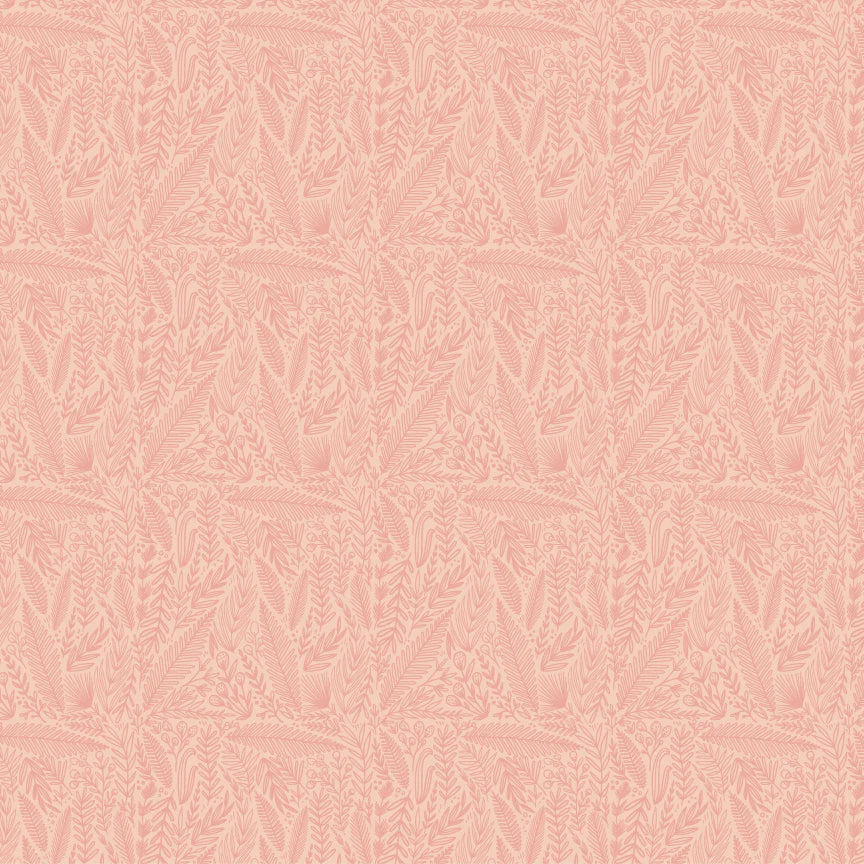 Delicate Foliage β Peach By McKenzie Elston for Poppie Cotton