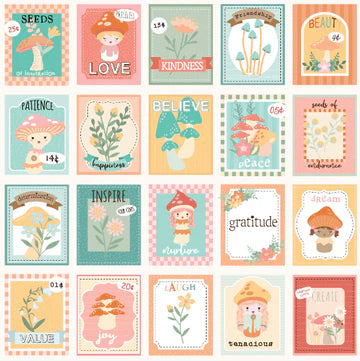 Mushroom Blooms Fat Quarter Bundle by Jill & Rani for Poppie Cotton