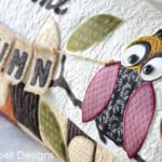 Welcome Autumn Bench Pillow - KimberBell Machine Embroidery