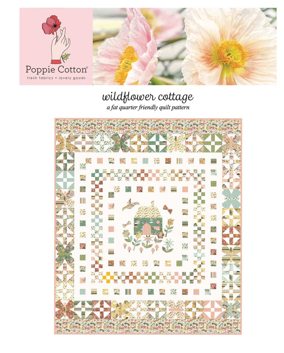 Wildflower Cottage Quilt Patter by Jina Barney of Poppie Cotton