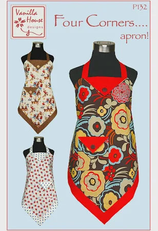 Four Corners Apron Pattern by Vanilla House Designs