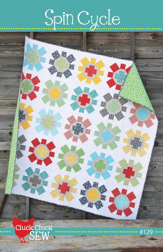 Spin Cycle Quilt Pattern by Cluck Cluck Sew