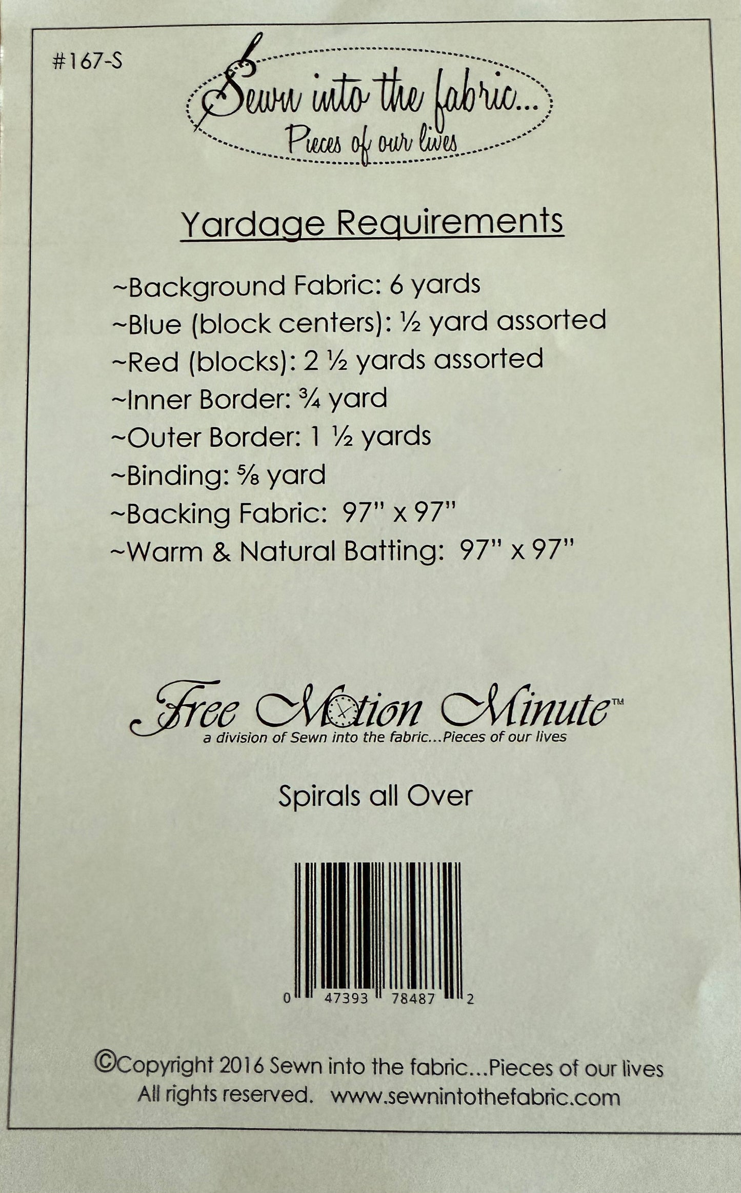 Let Freedom Ring Quilt Pattern by Sewn into the Fabric