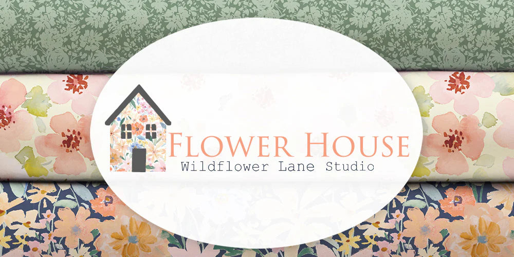 Flower House 5-Inch Charm Pack by Camelot Fabrics