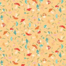 Mushroom Bloom 5-Inch Squares by Jill & Rani for Poppie Cotton