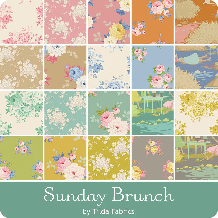 Sunday Brunch – Fat Quarter Bundle By Tone Finnanger for Tilda Fabrics