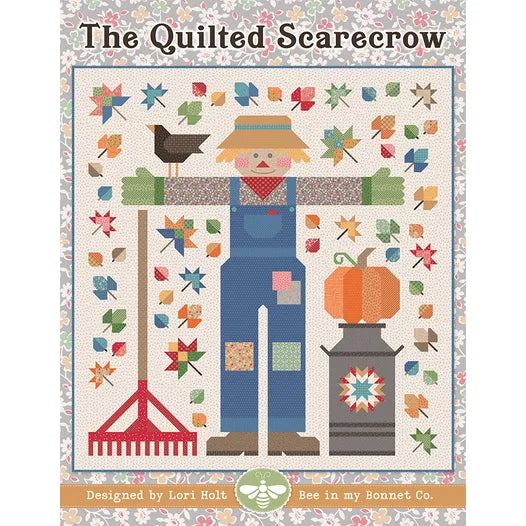 The Quilted Scarecrow Quilt Pattern by Lori Holt of Bee in My Bonnet
