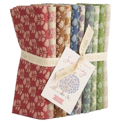 Sanctuary Mira Blenders – Fat Quarter Bundle By Tone Finnanger for Tilda Fabrics