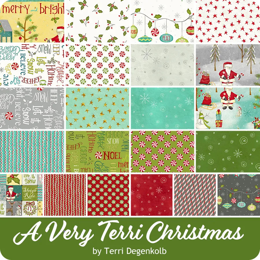 A Very Terri Christmas – Fat Quarter Bundle by Terri Degenkolb for Windham Fabrics