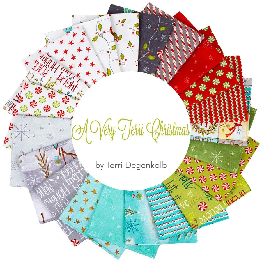 A Very Terri Christmas – Fat Quarter Bundle by Terri Degenkolb for Windham Fabrics